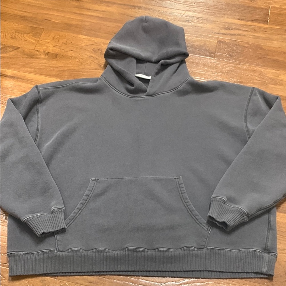 Elwood Classic Men's Hooded Pullover Sweatshirt - Gray